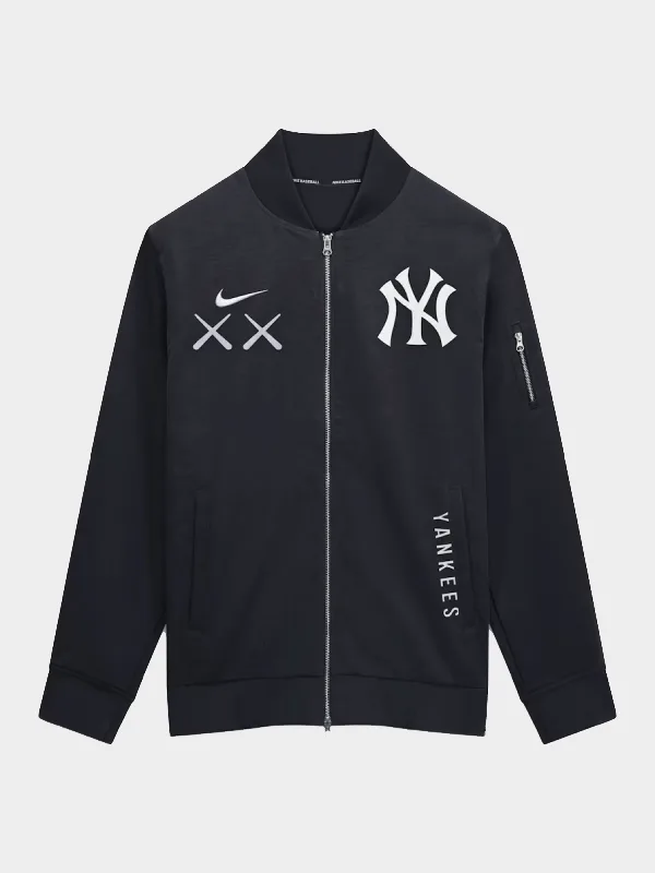 shop now Nike x KAWS Yankees Dugout Bomber Jacket