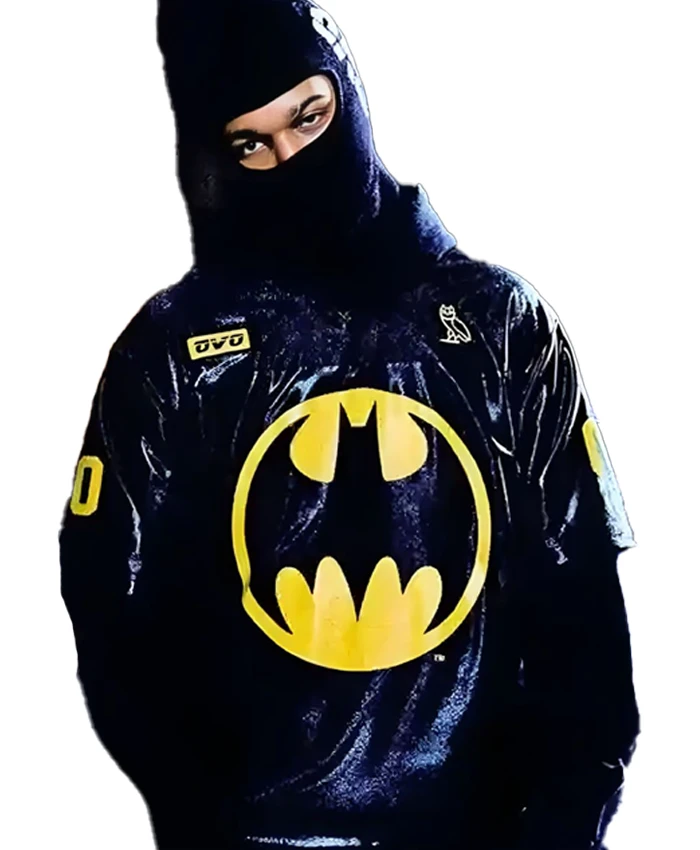shop now OVO x Batman x The Joker Hoodie