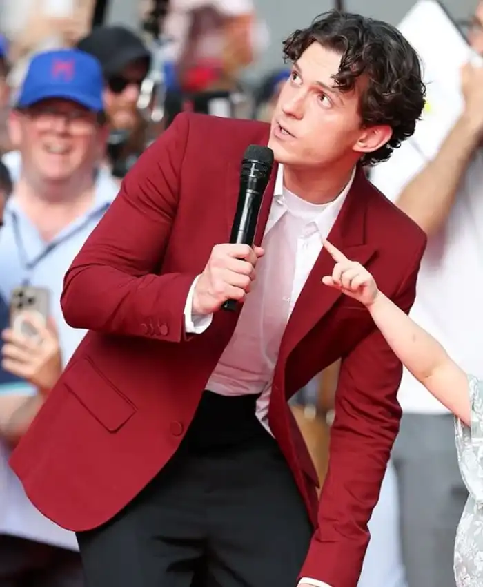 shop now Paris Event Spider Man Tom Holland Blazer