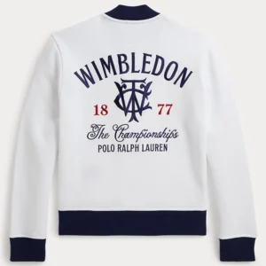 shop now Polo Ralph Lauren x Wimbledon 2026 Fleece Baseball Jacket