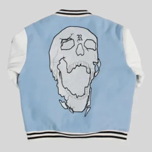 shop now Revenge Skull Varsity Jacket