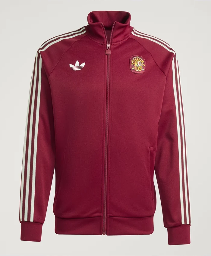 shop now Rodri Fanatics Fest NYC 2026 Spain Maroon Jacket