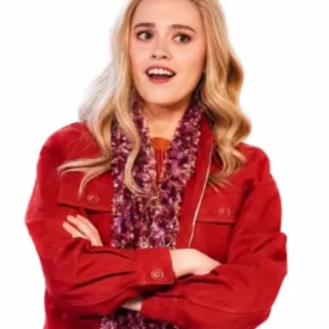 shop now SNL 2026 Aimee Lou Wood Red Jacket
