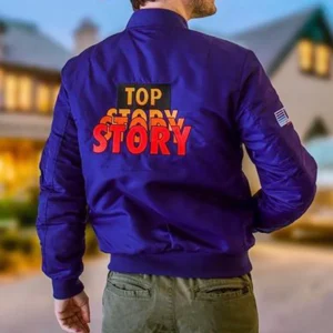 shop now Scream Kenny Top Story Crew Bomber Jacket