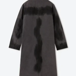 shop now Shinzo Shige Canvas Clasp Trench Coat