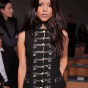 shop now Summer 2026 Fashion Show Paris Jenna Ortega Black Vest