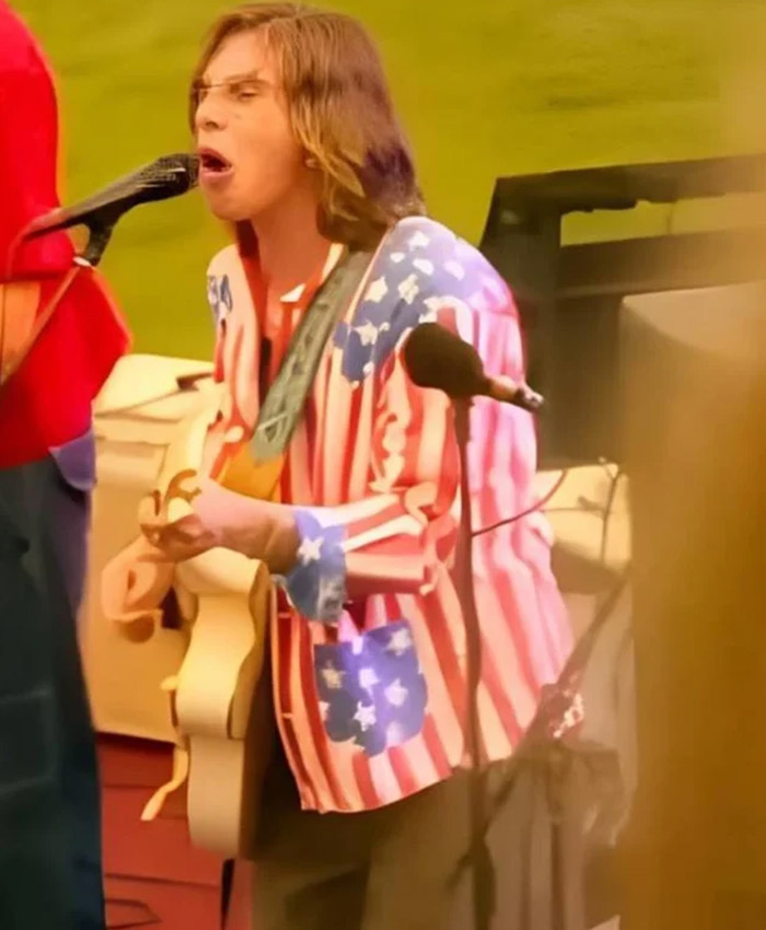 shop now The Runarounds Neil Crosby USA Flag Jacket