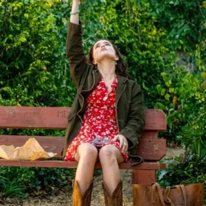 shop now Voicemails for Isabelle 2026 Zoey Deutch Brown Coat