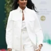 shop now Wimbledon 2026 Simone Ashley 2026 White Jacket