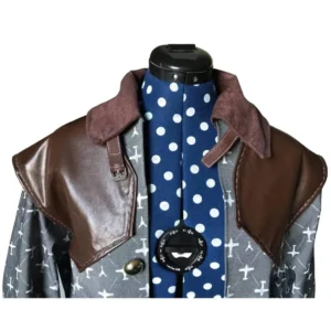 grey long coat men