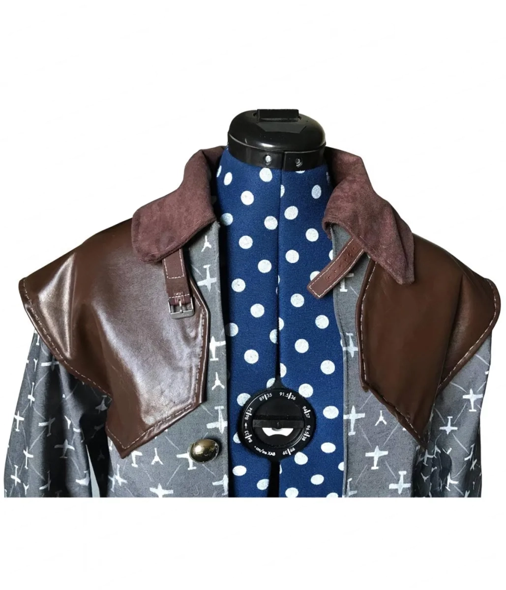 grey long coat men