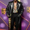 2026 BAFTA Black Leather Coat