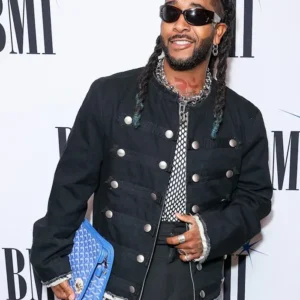 2026 BMI R&B-Hip-Hop Awards Omarion Collarless Black jacket For Sale