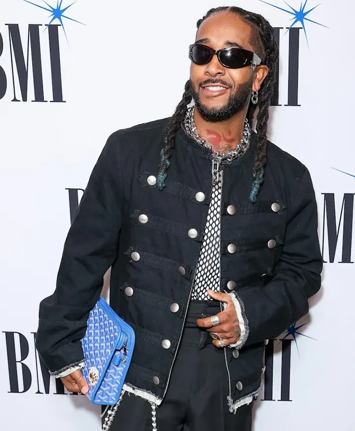 2026 BMI R&B-Hip-Hop Awards Omarion Collarless Black jacket For Sale
