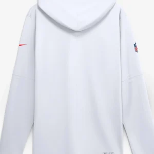 2026 Kansas City Chiefs 2026 Sideline Long Sleeve Hooded T-Shirt