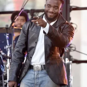 2026 Shaboozey Leather Blazer