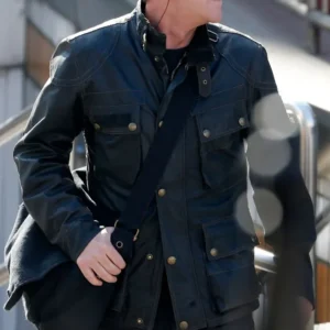 24 Kiefer Sutherland Black Leather Jacket