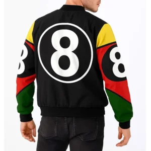 8 Ball Black Bomber Jacket