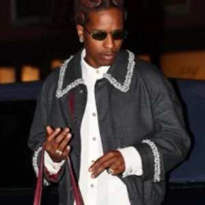 A$AP Rocky Fall and Winter Plaid Coat