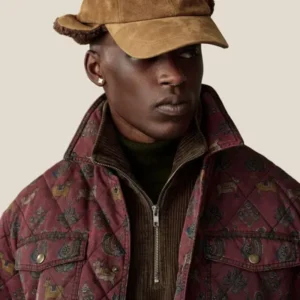 ALD Quilted Burgundy Jacket