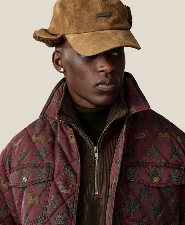 ALD Quilted Burgundy Jacket