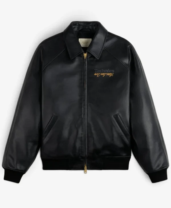 ALD Technics Black Leather Jacket