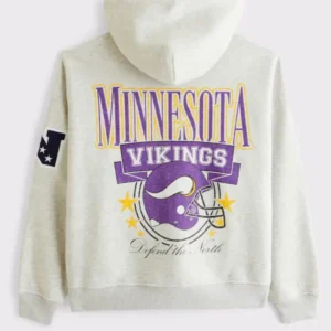 Abercrombie Vikings Zip-Up grey Hoodie