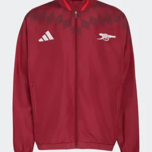 Adidas Arsenal Stadium Culturewear Maroon Track Jacket