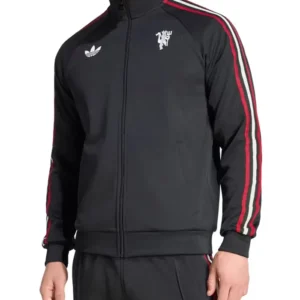 Adidas Manchester United Culturewear Black Track Jacket
