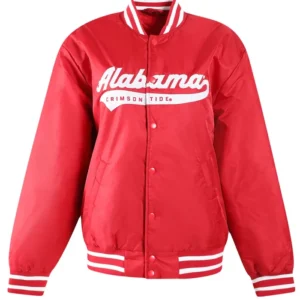 Alabama Crimson Tide A Game Crimson Red Varsity Jacket