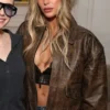 Alix Earle Super Bowl LX Brunch 2026 Jacket