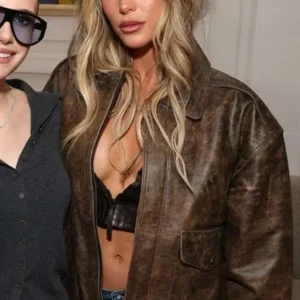 Alix Earle Super Bowl LX Brunch 2026 Jacket