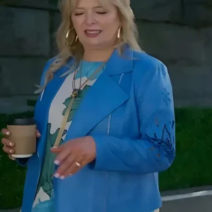 All’s Fair in Love and Mahjong 2026 Melissa Peterman Moto Jacket