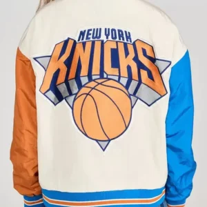 Anne Hathaway NY Knicks Varsity Jacket For Sale