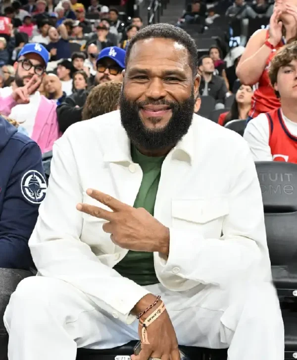 Anthony Anderson Play In Tournament 2026 White Jacket
