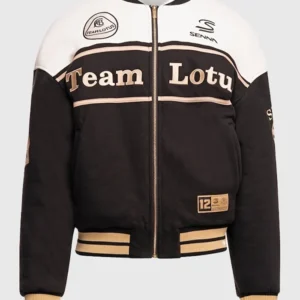 Ayrton Senna x Lotus F1 2026 Oversized Varsity Jacket