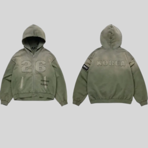 BTS Arirang Tour Green Zip-Up Korea Hoodie