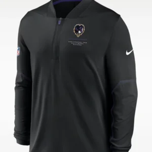 Baltimore Ravens 2026 Sideline Nike Quarter-Zip Top