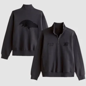 Baltimore Ravens Abercrombie & Fitch Half-Zip Sweatshirt