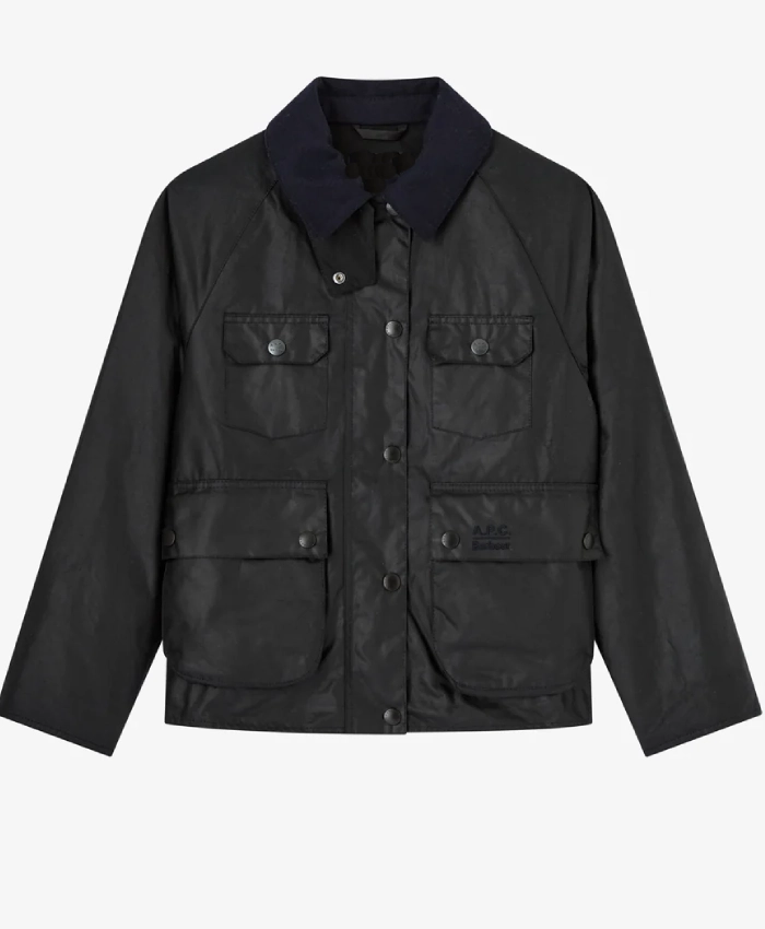 Barbour × A.P.C. Spey Waxed Cotton Jacket