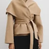 Belted Waterfall Jacket
