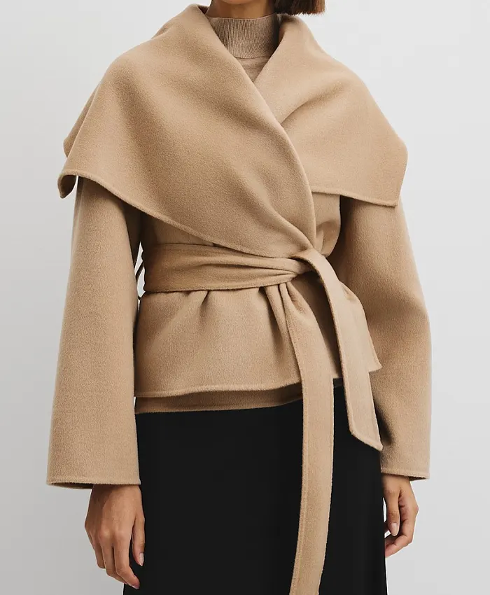 Belted Waterfall Jacket