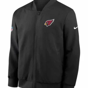 Black Arizona Cardinals Nike Bomber Jacket