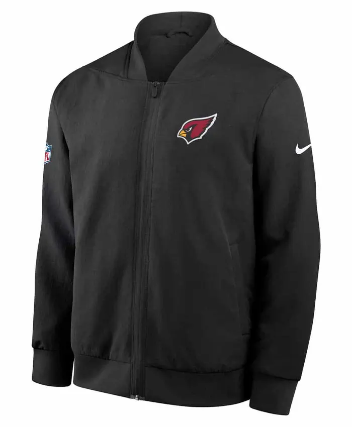 Black Arizona Cardinals Nike Bomber Jacket