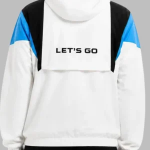 Blue and White Varsity Jacket