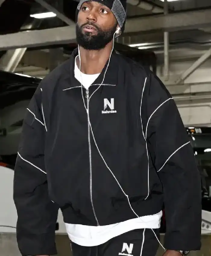 Bobby Portis Warm Up 2026 Black Jacket