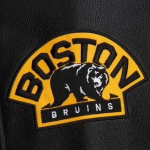 Boston Bruins Blackout Varsity Jacket