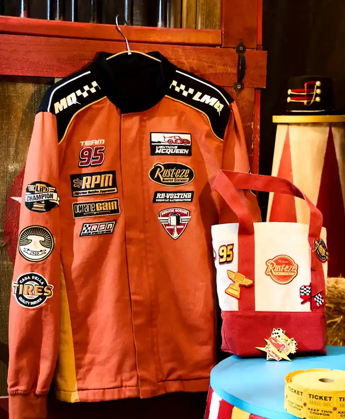BoxLunch D23 Kingdom Hearts Orange Racing Moto Jacket