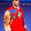 Breezy Bowl XX Chris Brown Letterman Red Varsity Jacket
