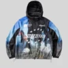 Brigade Race Horse Blue Cycling Jacket